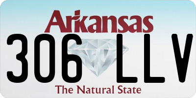 AR license plate 306LLV
