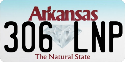 AR license plate 306LNP