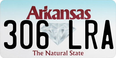 AR license plate 306LRA