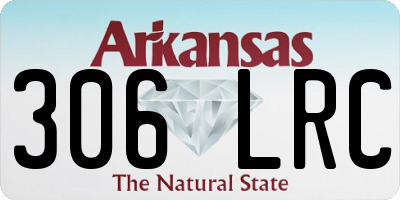 AR license plate 306LRC