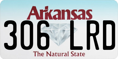 AR license plate 306LRD