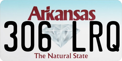 AR license plate 306LRQ
