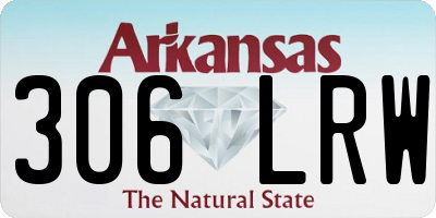 AR license plate 306LRW