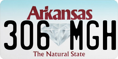 AR license plate 306MGH