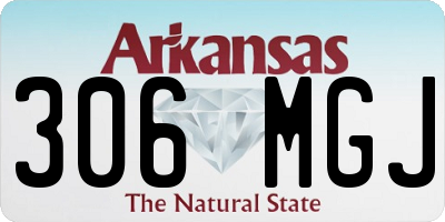 AR license plate 306MGJ