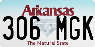 AR license plate 306MGK