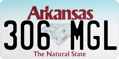 AR license plate 306MGL
