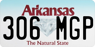 AR license plate 306MGP