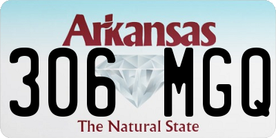 AR license plate 306MGQ
