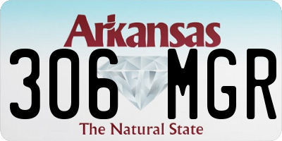 AR license plate 306MGR