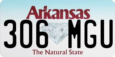 AR license plate 306MGU