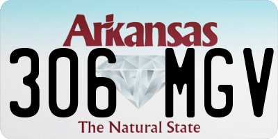 AR license plate 306MGV
