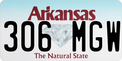 AR license plate 306MGW