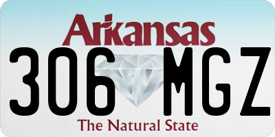 AR license plate 306MGZ