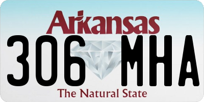 AR license plate 306MHA