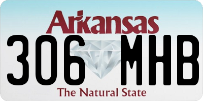 AR license plate 306MHB