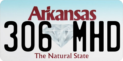 AR license plate 306MHD