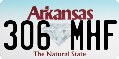 AR license plate 306MHF