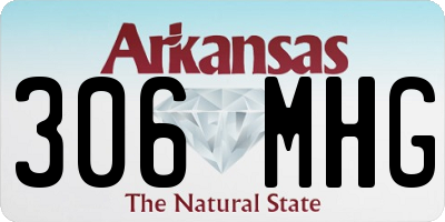 AR license plate 306MHG