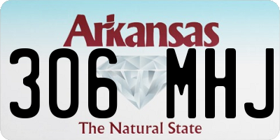 AR license plate 306MHJ
