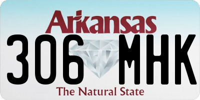 AR license plate 306MHK