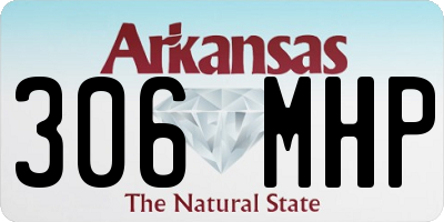 AR license plate 306MHP