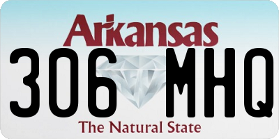 AR license plate 306MHQ