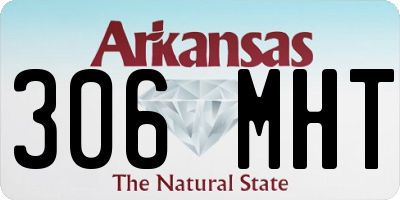 AR license plate 306MHT