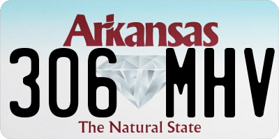 AR license plate 306MHV