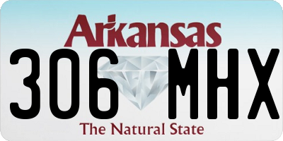 AR license plate 306MHX