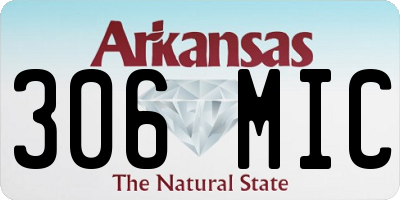 AR license plate 306MIC