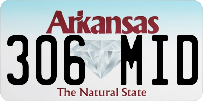AR license plate 306MID