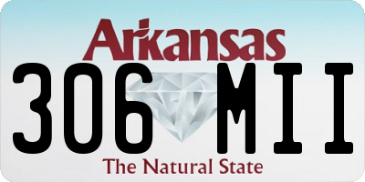 AR license plate 306MII