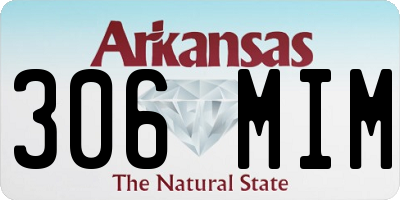 AR license plate 306MIM