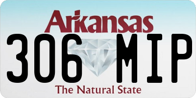 AR license plate 306MIP