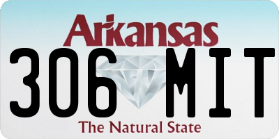 AR license plate 306MIT