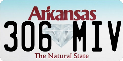 AR license plate 306MIV