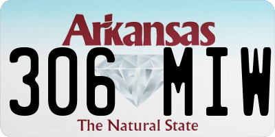 AR license plate 306MIW