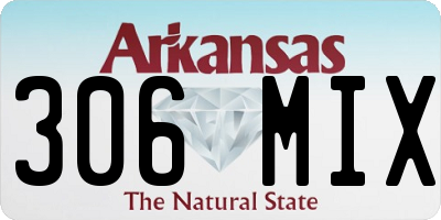 AR license plate 306MIX