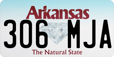 AR license plate 306MJA