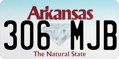 AR license plate 306MJB