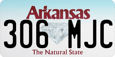 AR license plate 306MJC