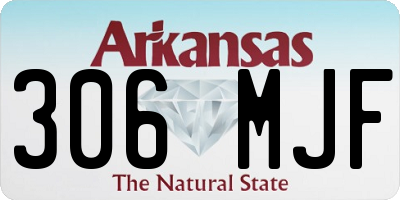 AR license plate 306MJF