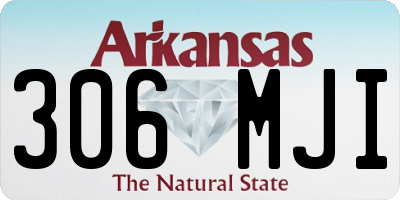 AR license plate 306MJI