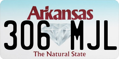 AR license plate 306MJL