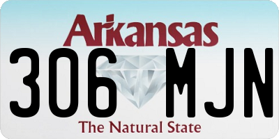 AR license plate 306MJN