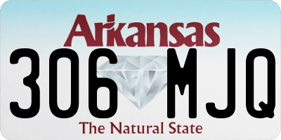 AR license plate 306MJQ