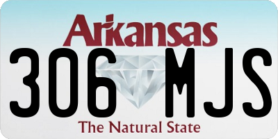 AR license plate 306MJS