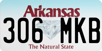 AR license plate 306MKB