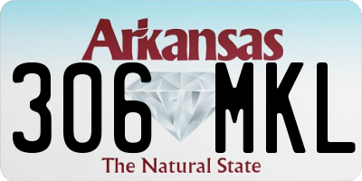 AR license plate 306MKL